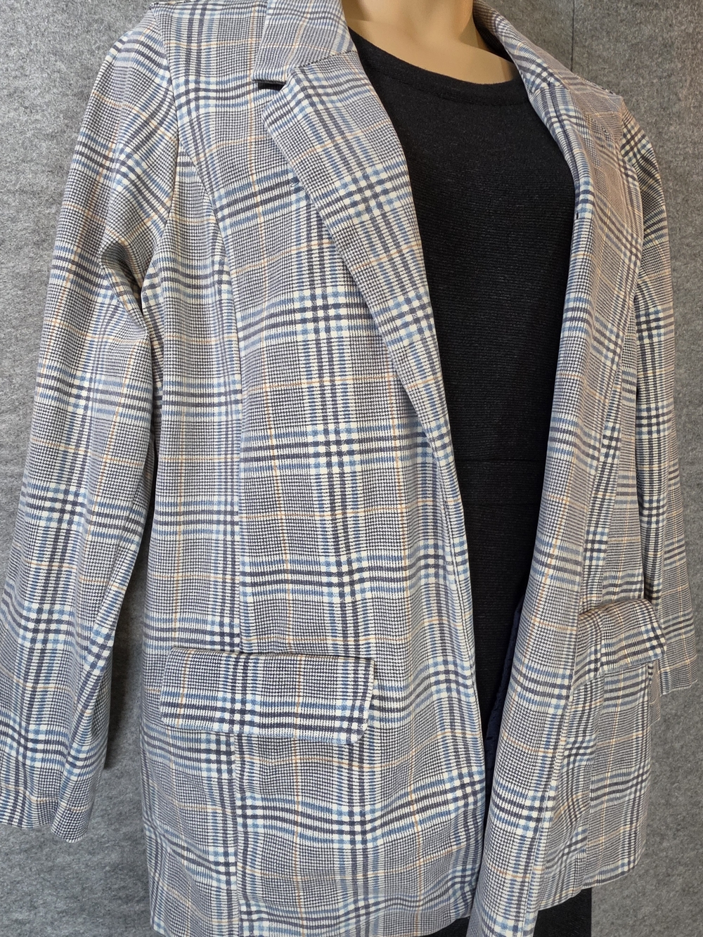 Liverpool Los Angeles Open Front Stretch Boyfriend Blazer Size 2x